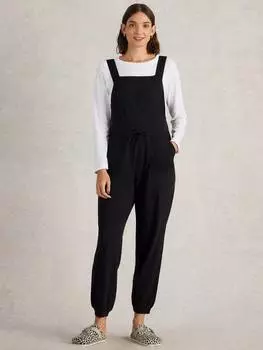 Хлопчатобумажный комбинезон дафны White Stuff, цвет Pure Black