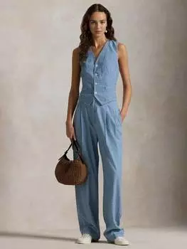 Хлопчатобумажный жилет от полины Ralph Lauren, цвет Chambray