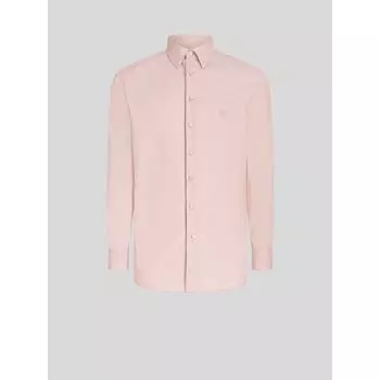 ХЛОПКОВАЯ РУБАШКА С МИНИ-ЛОГОТИПОМ ETRO, розовый