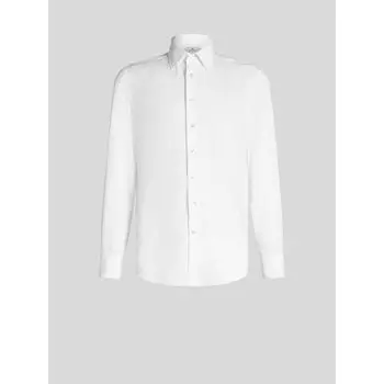 ХЛОПКОВАЯ РУБАШКА В ТОНАЛЬНЫЕ ПОЛОСКИ ETRO, белый