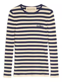 ХЛОПКОВЫЙ СВИТЕР Valentino Garavani, синий