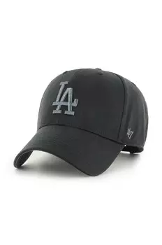 Хлопковая бейсболка 47 бренда MLB Los Angeles Dodgers 47 Brand, черный