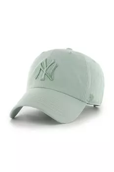 Хлопковая бейсболка 47 бренда MLB New York Yankees 47 Brand, зеленый