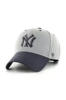 Хлопковая бейсболка 47 бренда MLB New York Yankees 47 Brand, серый