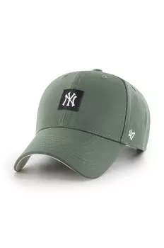 Хлопковая бейсболка 47 бренда MLB New York Yankees 47 Brand, зеленый