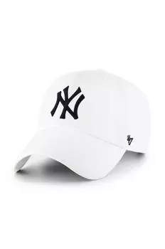 Хлопковая бейсболка 47 бренда MLB New York Yankees 47 Brand, белый