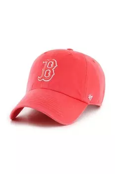 Хлопковая бейсболка 47 марки MLB Boston Red Sox 47 Brand, красный