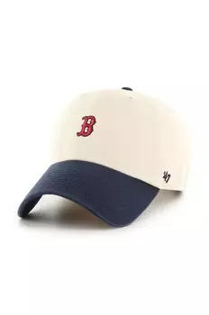 Хлопковая бейсболка 47 марки MLB Boston Red Sox 47 Brand, бежевый