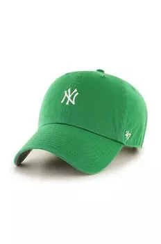 Хлопковая бейсболка 58 брендов MLB New York Yankees 47brand, зеленый
