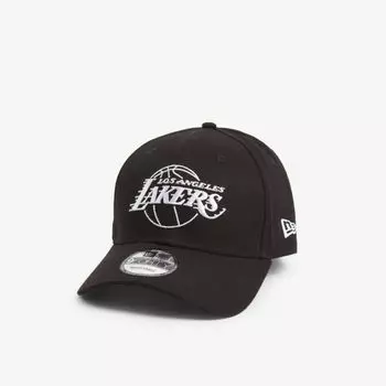 Хлопковая бейсболка 9FORTY LA Lakers New Era, черный