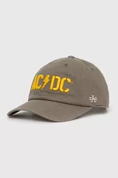 Хлопковая бейсболка ACDC American Needle, зеленый
