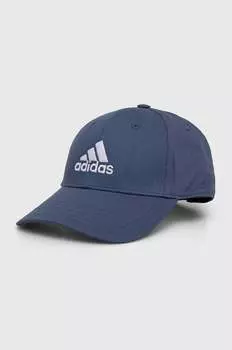 Хлопковая бейсболка adidas, синий