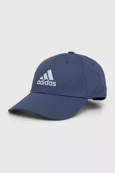 Хлопковая бейсболка adidas, синий