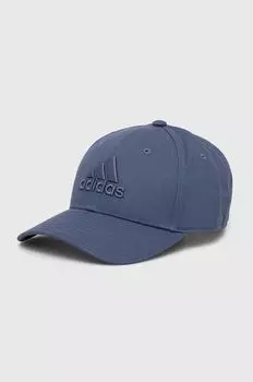 Хлопковая бейсболка adidas, синий
