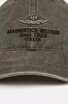 Хлопковая бейсболка Aeronautica Militare, зеленый