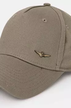 Хлопковая бейсболка Aeronautica Militare, зеленый