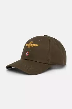 Хлопковая бейсболка Aeronautica Militare, зеленый