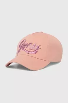 Хлопковая бейсболка CLAUDIE Guess, розовый