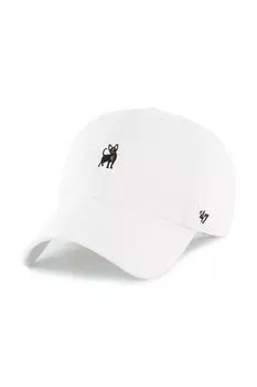 Хлопковая бейсболка Dog Base Runner Icon 47 Brand, белый