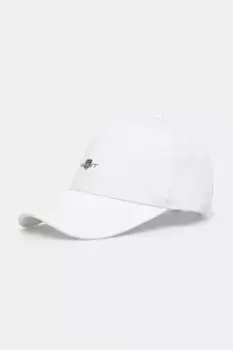 Хлопковая бейсболка Gant, белый