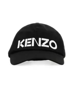 Хлопковая бейсболка Kenzo, черный