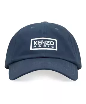 Хлопковая бейсболка Kenzo, синий