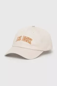 Хлопковая бейсболка Les Deux, бежевый