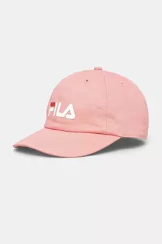 Хлопковая бейсболка LEVERKUSEN Fila, розовый