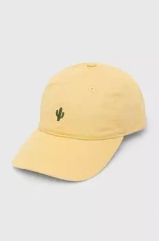 Хлопковая бейсболка Levi's, бежевый