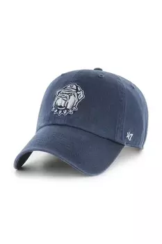 Хлопковая бейсболка NCAA Georgetown Hoyas 47 Brand, темно-синий