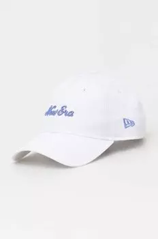 Хлопковая бейсболка New Era, белый