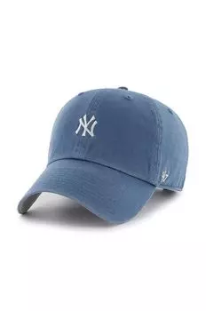 Хлопковая бейсболка New York Yankees 47 brand, синий