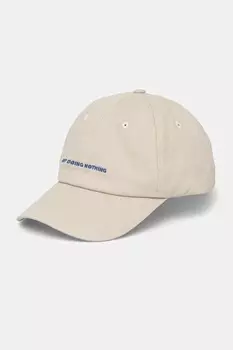 Хлопковая бейсболка OLE Solid, бежевый