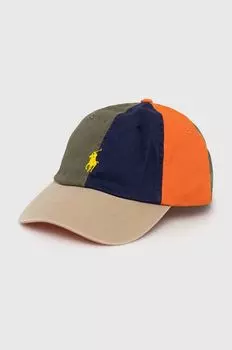 Хлопковая бейсболка Polo Ralph Lauren, мультиколор