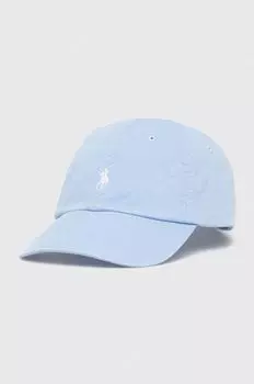 Хлопковая бейсболка Polo Ralph Lauren, синий
