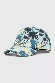 Хлопковая бейсболка PS Paul Smith, синий