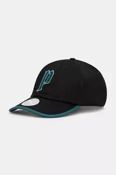 Хлопковая бейсболка Puma Play Paris Retro Club, черный