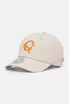 Хлопковая бейсболка Puma PUMA x CARROTS Dad Cap, бежевый