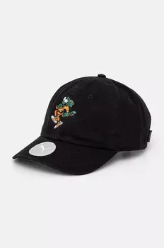 Хлопковая бейсболка Puma PUMA x CARROTS Dad Cap, черный