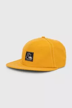 Хлопковая бейсболка Quiksilver, желтый