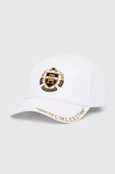 Хлопковая бейсболка Tommy Hilfiger, белый