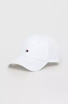 Хлопковая бейсболка Tommy Hilfiger, белый