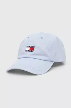 Хлопковая бейсболка Tommy Jeans, синий
