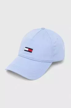 Хлопковая бейсболка Tommy Jeans, синий