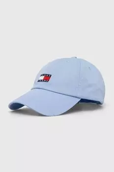 Хлопковая бейсболка Tommy Jeans, синий