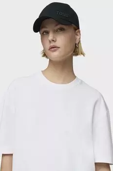 Хлопковая бейсболка Tous, черный