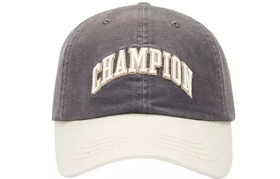 Хлопковая бейсболка унисекс Champion, Black/Wheat Umber