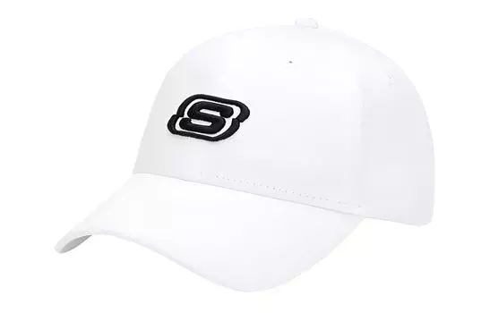 Хлопковая бейсболка унисекс Skechers, белый