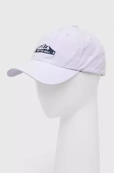Хлопковая бейсболка Vans, фиолетовый