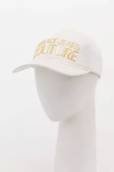 Хлопковая бейсболка Versace Jeans Couture, белый